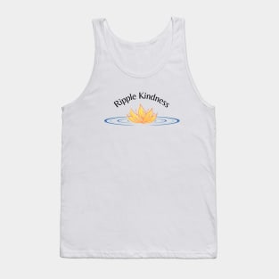 Ripple Kindness in Yellow Tank Top